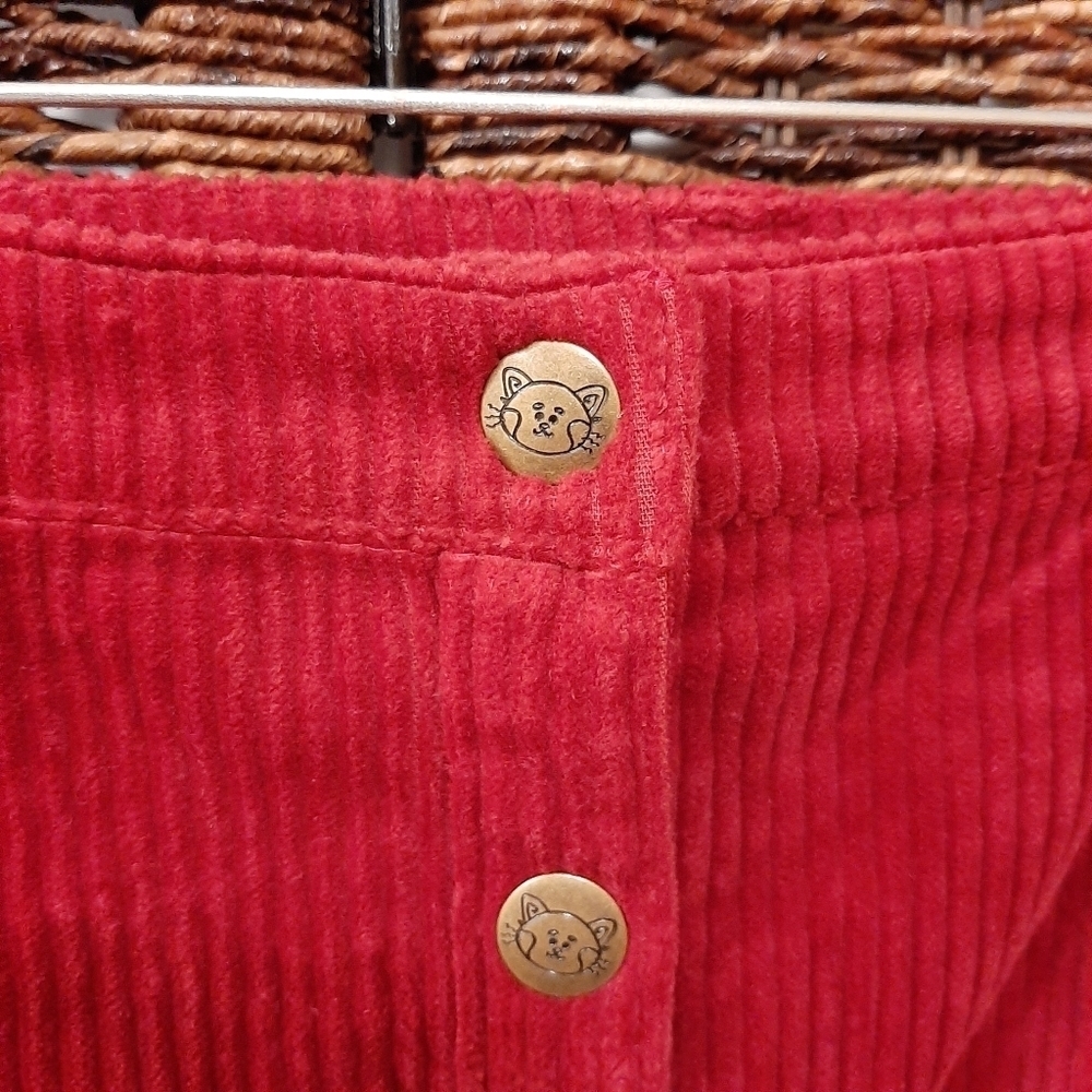 Disney Skirt Women's 3X Turning Red Embroidered Corduroy Mini Vacation Movie Fan - Picture 6 of 10